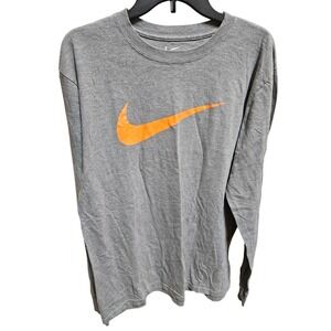 Nike Regular Fit Gray XL T-Shirt Short Sleeve Tee Athletic Menswear